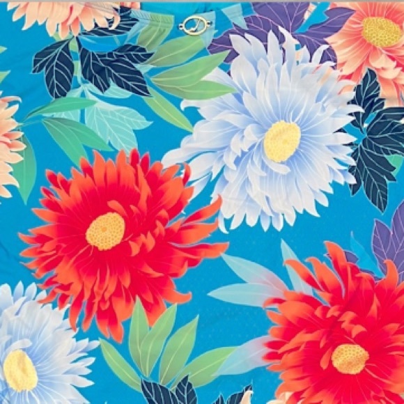 Jantzen Cascade Blue Resume To Bloom Capsleeve One Piece - Picture 14 of 16